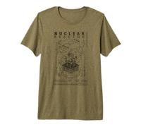 Diagrama de energía física de Potencia de fisión del núcleo del Reactor Nuclear Camiseta Premium