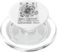 Diagrama de física cuántica de partículas de colisionador de hadrones Grande PopSockets PopGrip para MagSafe