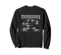 Diagrama de la década de 1970 del procesador Cyber Central CPU 170 vintage Sudadera