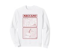 Diagrama de Piezas de camión Elevador de construcción de Modelos Meccano Retro Sudadera