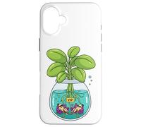 Diagrama hidropónico del método Kratky: jardinería pasiva Simple Carcasa para iPhone 16 Plus