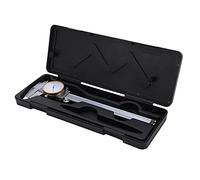 Dial Caliper 0-150 mm | Choque - Calibrador de acero protegido Vernier con varilla de profundidad | Herramienta precisa para metalworking/Woodworking/Automotive | Bloqueo de