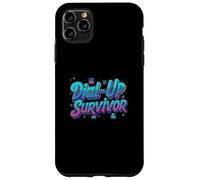 Dial-Up Survivor Retro 90s Internet Tech Humor Carcasa para iPhone 11 Pro Max