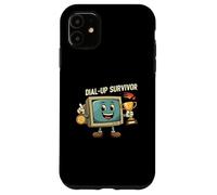 Dial-Up Survivor Retro Computer Internet Nostalgia Carcasa para iPhone 11