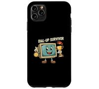 Dial-Up Survivor Retro Computer Internet Nostalgia Carcasa para iPhone 11 Pro Max
