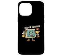 Dial-Up Survivor Retro Computer Internet Nostalgia Carcasa para iPhone 13 Pro Max