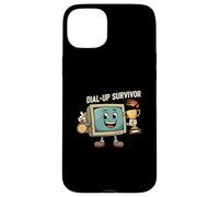 Dial-Up Survivor Retro Computer Internet Nostalgia Carcasa para iPhone 15 Plus