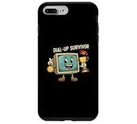 Dial-Up Survivor Retro Computer Internet Nostalgia Carcasa para iPhone 7 Plus/8 Plus