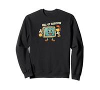 Dial-Up Survivor Retro Computer Internet Nostalgia Sudadera