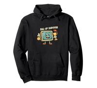 Dial-Up Survivor Retro Computer Internet Nostalgia Sudadera con Capucha