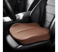 DIALFA Cojín de Asiento Elevador de Coche para Aston Martin DB9 2004-2016, Cojín de Asiento de Cuña de Espuma Viscoelástica Ergonómico para Aumentar la Altura,D Brown