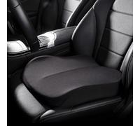 DIALFA Cojín de Asiento Elevador de Coche para Ferrari SF90 Stradale 2019-2026, Cojín de Asiento de Cuña de Espuma Viscoelástica Ergonómico para Aumentar la Altura,A Black