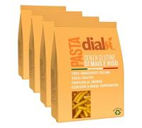 Dialsì Sedanini Pasta sin gluten de maíz y arroz, maíz y arroz, 400 gramos (Paquete de 4)