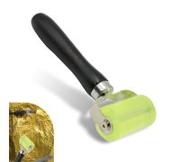 Diamall 1 rodillo de rueda de aplicación de amortiguación de sonido para automóvil, filtro de ruido de 1.4 x 2 pulgadas, aplicación de filtro de ruido para papel tapiz, rodillo de goma para amortiguar