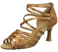 Diamant 108-087-379 Damen Tanzschuhe-Standard & Latein, Estándar y Latín Mujer, Marrón (Dark Tan), 38 2/3 EU