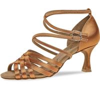 Diamant Damen Latein Tanzschuhe 108-087-379 - Zapatos de Baile - Standard & Latino para Mujer, Color marrón (Dark Tan), Talla 40