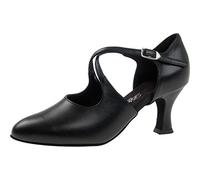 Diamant Damen Tanzschuhe 052-080-034 - Zapatos de Baile - Standard & Latino para Mujer, Color Negro (Schwarz), Talla 39 1/3