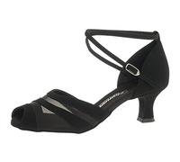 Diamant Diamant Damen Latein Tanzschuhe 102-064-040 - Zapatillas de Baila Moderno y Jazz Mujer, Negro (Negro), 44