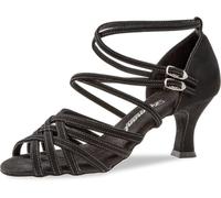 Diamant Diamant Damen Latein Tanzschuhe 108-060-040 Zapatos de baile - Standard & América Mujer, Negro (Negro), 41 1/3 EU (7.5 UK)