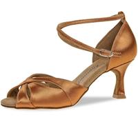 Diamant Diamant Damen Latein Tanzschuhe 141-087-379 - Zapatillas de Baila Moderno y Jazz Mujer, Marrón (Dark Tan), 35 1/3 EU