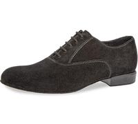 Diamant Hombres Zapatos de Baile 180-025-001 - Ante Negro - Cómodo (Ancho) - 2 cm Ballroom [UK 7,5]