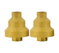 Diamant Kegelreibahle - Präzises Aufbohren Entgraten | Mehrstufiger Fliesenbohrer Aus Robustem Metall Glatte Kanten | Für Heimwerker Und Profis Zur Lochbearbeitung In,Granit, Inklusive