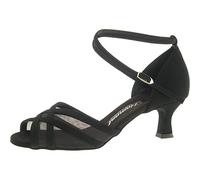 Diamant Diamant Damen Latein Tanzschuhe 035-077-040 - Zapatos de baile - standard & latino para mujer, Negro (Negro), 38 2/3