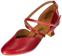 Diamant Mujeres Zapatos de Baile 107-013-037 - Cuero Rojo - 4,2 cm Spanish - Special Edition [UK 3,5]