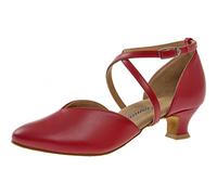 Diamant Mujeres Zapatos de Baile 107-013-037 - Cuero Rojo - 4,2 cm Spanish - Special Edition [UK 6]