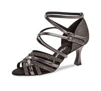 Diamant Señoras Zapatos de Baile 108-087-521-V - Cuir imité/Glitter Bronce - Estándar - 6,5 cm Flare- Talla: UK 9