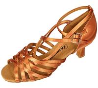 Diamant TANZSCHUHMANUFAKTUR 108-077-379, Zapatillas de Baile Mujer, Dark Tan, 39.5 EU