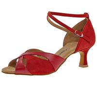 Diamant TANZSCHUHMANUFAKTUR 141-077-389, Zapatillas de Baile Mujer, Rojo, 40 EU