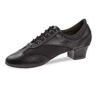 Diamant Zapatillas de Deporte Mujer 188-234-588-V - Cuero/Neopreno Negro - Normal - 3,7 cm Cubano - Made in Germany