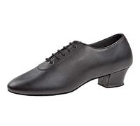 Diamant Zapatos de Baile para Hombre 091-024-028 - Cuero Negro - 4 cm Latín - Suela de Ante - Talla: UK 7