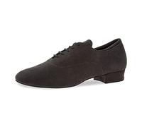 Diamant Zapatos de Baile para Hombre 134-022-335 - Microfibra Negra - tacón estándar de 2,5 cm - Ancho Normal - Fabricado en Alemania, Negro, 45 1/3 EU
