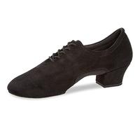 Diamant Zapatos de Baile para Hombre 163-224-577 - Gamuza/Malla Negra - Cuban de 4 cm - Talla: UK 3,5