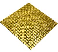 Diamante Azulejos de Mosaico Oro Brillante Pared Cocina Baño Ducha - WB130-GO821