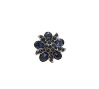 Diamante Buttons 1 pieza de botones aleación metal for costura ropa, abrigo, traje, cárdigan, accesorio(Yellow)