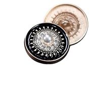 Diamante Buttons 10 botones de lujo con diamantes imitación y perlas for ropa, accesorios costura DIY, decorativos for, abrigo moda for mujer(Black Gold,25mm-10pcs)