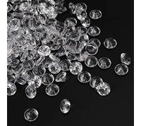 Diamante de Acrílico Cristales Gigante Ø20mm 300x Claro Decoración Confeti Mesa Boda Fiesta Dispersión Transparentes Gemas para Cumpleaños, Bebé Ducha, Navidad