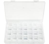 Diamante de Pintura Herramientas Kit para Organizador, 28 celdas Almacenamiento Caja De Pintura Diamond