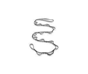 Diamante Negro 12mm Dynex Daisy Chain 140cm (Negro)