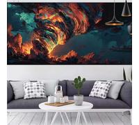 Diamante Painting Adultos Abstracto Diamantes Diamond Painting Niños Tornado,DIY 5D Perforación Cuadrada Cristal Bordado Lona Punto de Cruz,Familia Decor Pared Regalos Para Hombres 90x180cm CQ-1104