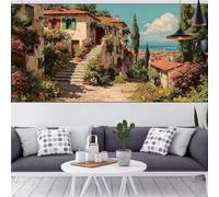 Diamante Painting Adultos Ciudad Diamantes Diamond Painting Niños Paisaje,DIY 5D Perforación Cuadrada Cristal Bordado Lona Punto de Cruz Kit,Familia Decor Pared Regalos Para Hombres 75x150cm CQ-208