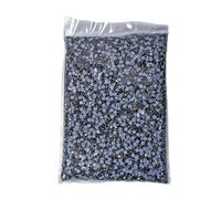 Diamantes de imitación de cristal 14400 Pcs Hot fix Rhinestones SS6-SS20 Multicolor(Black Diamond,SS16-14400pcs)