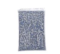 Diamantes de imitación de cristal 14400 Pcs Hot fix Rhinestones SS6-SS20 Multicolor(Crystal Clear,SS16-14400pcs)