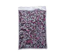 Diamantes de imitación de cristal 14400 Pcs Hot fix Rhinestones SS6-SS20 Multicolor(Fuchsia,SS10-14400pcs)