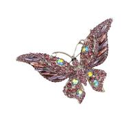 Diamantes Embellecidos Construcción De Aleación De Joyas Mariposa Esmaltado Diseños Sofisticados Para Fiestas O Estilos Estilo Casual Broche