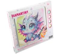 Diamantiny Design Art - Kawaii Cuadro 8 Dragón, Dragón Blanco