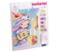 Diamantiny Design Art - Kawaii - Unicorn Blister 7, niña Unicornio con Guitarra